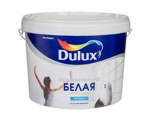 Интерьерная краска Dulux Ослепительно Белая 10 л